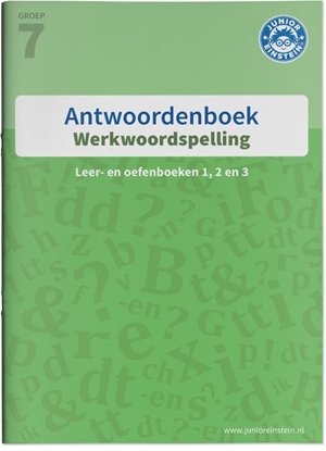 Afbeeldingen van Werkwoordspelling Antwoorden Leer- en oefenboeken 1, 2 en 3 groep 7