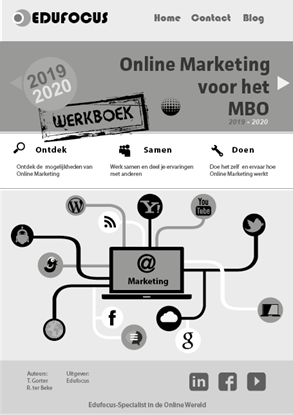 Afbeeldingen van Werkboek Online Marketing voor het MBO 2019-2020