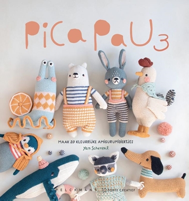 Afbeeldingen van Pica Pau Maak 20 kleurrijke amigurumidiertjes