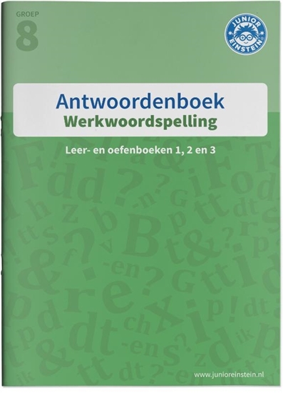 Afbeelding van Werkwoordspelling leer- en oefenboek Spellingsoefeningen tegenwoordige tijd groep 8