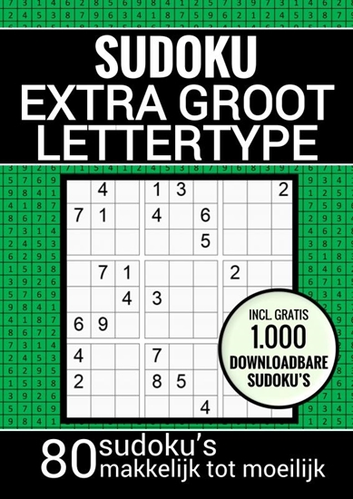 Afbeelding van Puzzelboek voor Slechtzienden, Ouderen, Senioren, Opa en Oma: Sudoku Grootletter Type XL/XXL