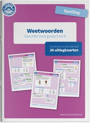 Afbeeldingen van Spelling Weetwoorden geschikt voor groep 5 en 6