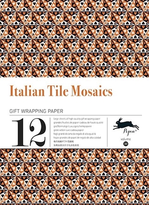 Afbeeldingen van Gift wrapping paper book Italian tile mosaics Volume 33