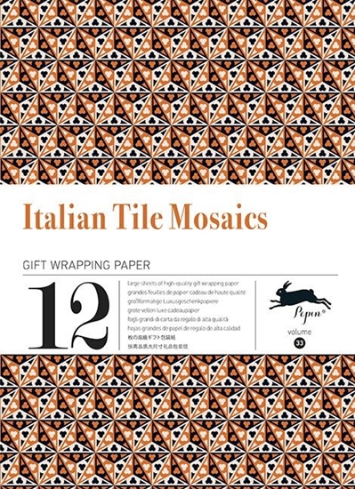 Afbeelding van Gift wrapping paper book Italian tile mosaics Volume 33