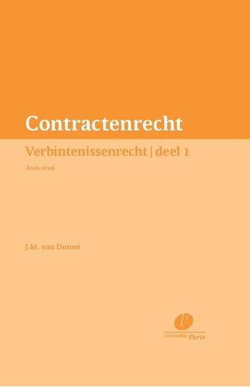 Afbeelding van Contractenrecht Verbintenissenrecht 1
