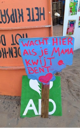 Afbeeldingen van Wacht hier als je mama kwijt bent