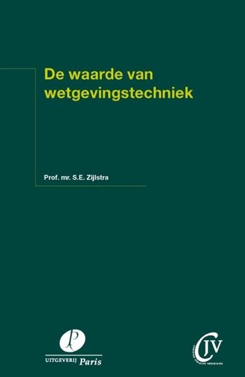 Afbeelding van De waarde van wetgevingstechniek