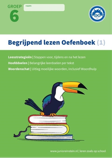 Afbeelding van Begrijpend lezen 1 Groep 6 Oefenboek