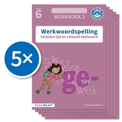 Afbeeldingen van Taalbaas Werkwoordspelling werkboek 2 groep 6 (Set van 5)