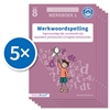 Afbeelding van Taalbaas Werkwoordspelling werkboek 1 groep 8 (Set van 5)