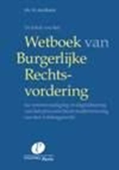 Afbeelding van De tekst van het wetboek van burgerlijke rechtsvordering