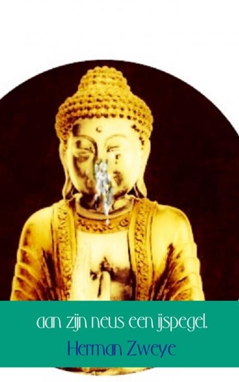 Afbeelding van aan zijn neus een ijspegel.