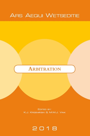 Afbeelding van Ars Aequi Wetseditie Arbitration 2018