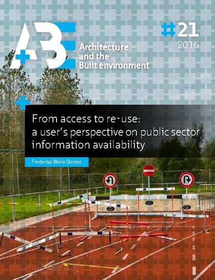 Afbeelding van From access to re-use: a user’s perspective on public sector information availability