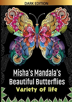 Afbeeldingen van Misha's mandala's: Beautifull butterflies Variety of life