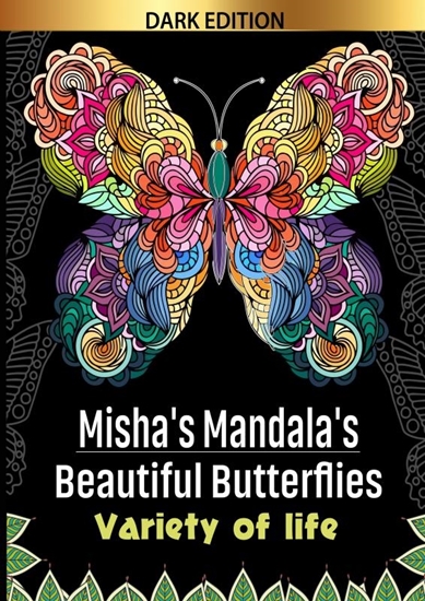 Afbeelding van Misha's mandala's: Beautifull butterflies Variety of life