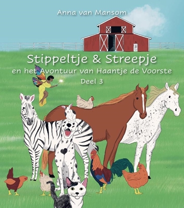 Afbeeldingen van Stippeltje en Streepje op avontuur met Haantje de Voorste