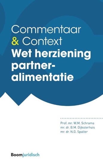 Afbeelding van Commentaar & Context Wet herziening partneralimentatie