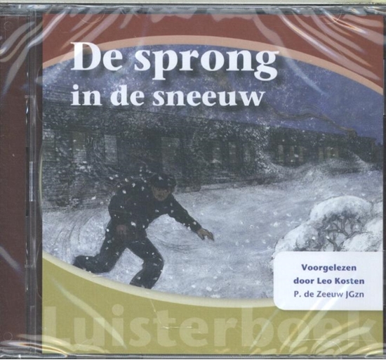 Afbeelding van De sprong in de sneeuw