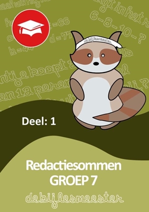 Afbeeldingen van Oefenboeken De Bijlesmeester Redactiesommen deel 1 groep 7