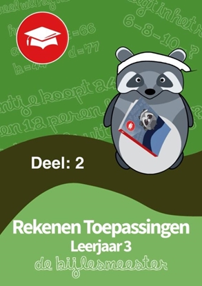 Afbeeldingen van Oefenboeken De Bijlesmeester Rekenen Toepassingen Leerjaar 3. Deel 2