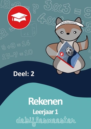 Afbeeldingen van Oefenboeken De Bijlesmeester Oefenboek Rekenen deel 2 leerjaar 1