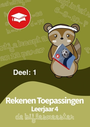 Afbeeldingen van Oefenboeken De Bijlesmeester Rekeken toepassingen leerjaar 4