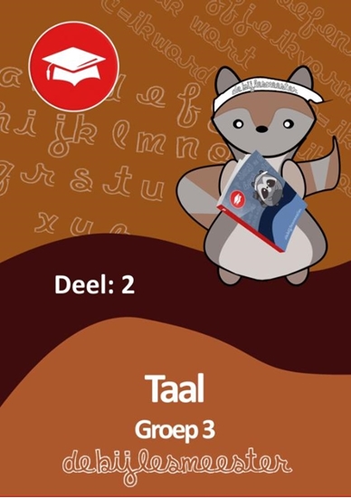 Afbeelding van Oefenboeken De Bijlesmeester Taal deel 2 groep 3