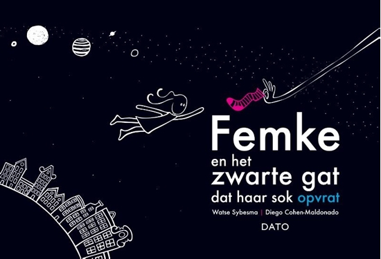 Afbeelding van Femke en het zwarte gat dat haar sok opvrat