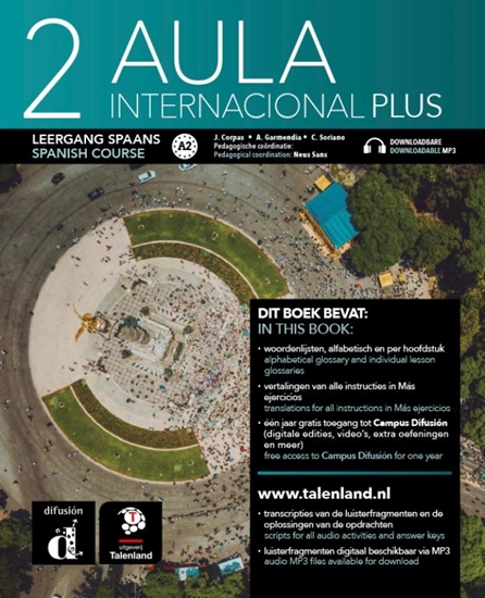 Afbeelding van Aula Internacional Plus Aula Internacional Plus 2 - Libro del alumno - Talenland versie A2 Libro del alumno
