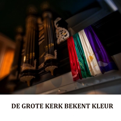 Afbeeldingen van De Grote Kerk-gemeente Emmen bekent kleur