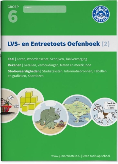 Afbeelding van LVS- en entreetoets oefenboek (2) Deel 2 - Gemengde opgaven - Groep 6