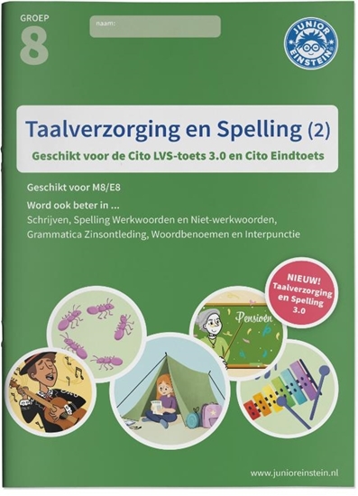 Afbeelding van Taalverzorging en Spelling Groep 8 Oefenboek (2)