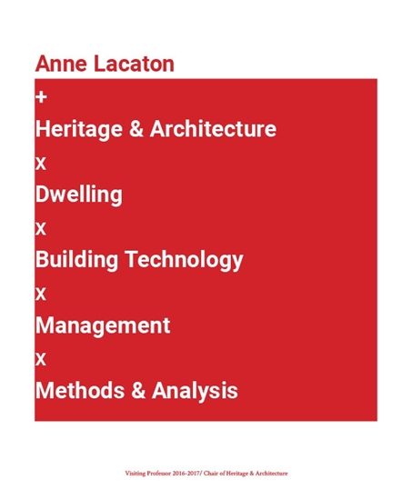 Afbeelding van Visiting Professor Anne Lacaton