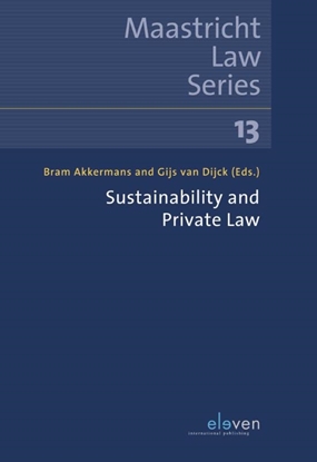 Afbeeldingen van Maastricht Law Series Sustainability and Private Law