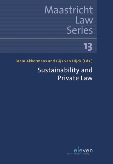 Afbeelding van Maastricht Law Series Sustainability and Private Law
