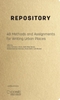 Afbeelding van Repository of Methods for Writing Urban Places