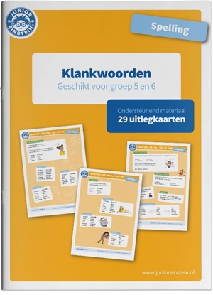 Afbeeldingen van Spelling Klankwoorden geschikt voor groep 5 en 6