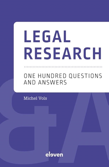 Afbeelding van Q&A Reeks Legal Research