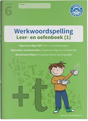 Afbeeldingen van Werkwoordspelling Leer- en Oefenboek groep 6 (1) 1 - De stam, tegenwoordige tijd en bijzonder werkwoorden Gemengde opgaven voor werkwoordspelling