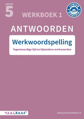 Afbeeldingen van Taalbaas Werkwoordspelling groep 5 antwoordenboek 1