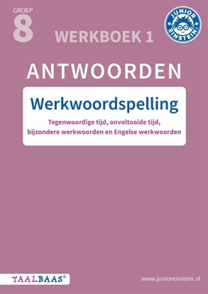 Afbeeldingen van Taalbaas Werkwoordspelling groep 8 antwoordenboek 1