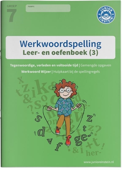 Afbeelding van Werkwoordspelling voor groep 7 3 Deel 3 Spellingsoefeningen gemengd groep 7 leer- en oefenboek