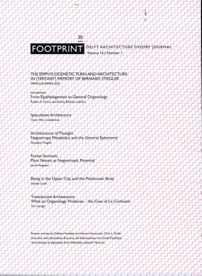 Afbeelding van Footprint Journal Footprint 30. Epiphylogenetic Turn and Architecture
