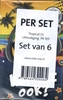 Afbeelding van Tropical DJ- uitnodiging PK 931 / set van 6
