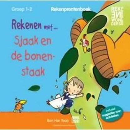 Afbeeldingen van Rekenprentenboeken Rekenen met...Sjaak en de bonenstaak Groep 1-2
