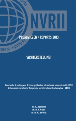 Afbeeldingen van Preadviezen Reports 2013 NVRII - NACIIL