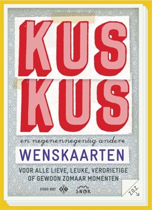 Afbeeldingen van Kus kus en 99 andere wenskaarten
