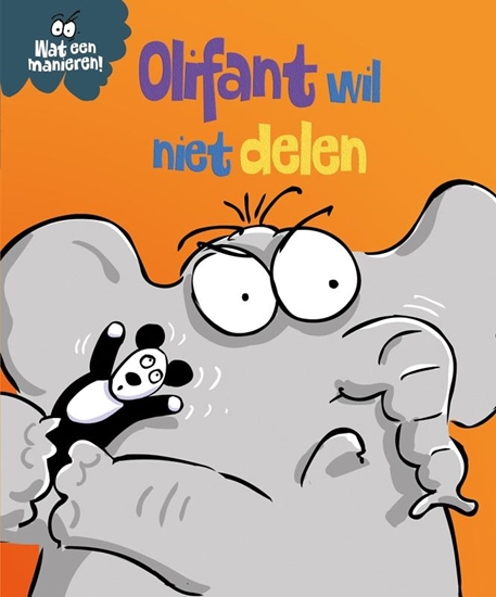 Afbeelding van Wat een manieren! Olifant wil niet delen