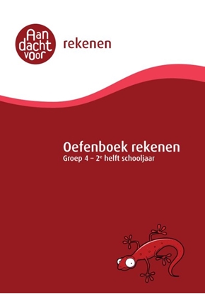 Afbeeldingen van Aandacht voor Rekenen Rekenen groep 4 2e helft schooljaar Oefenboek